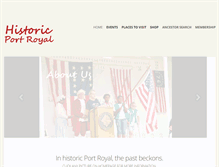 Tablet Screenshot of historicportroyal.net
